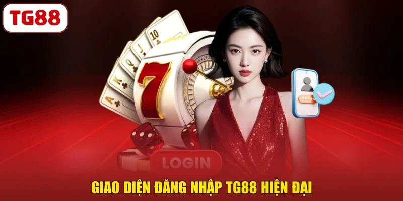 Giao diện đăng nhập TG88 hiện đại