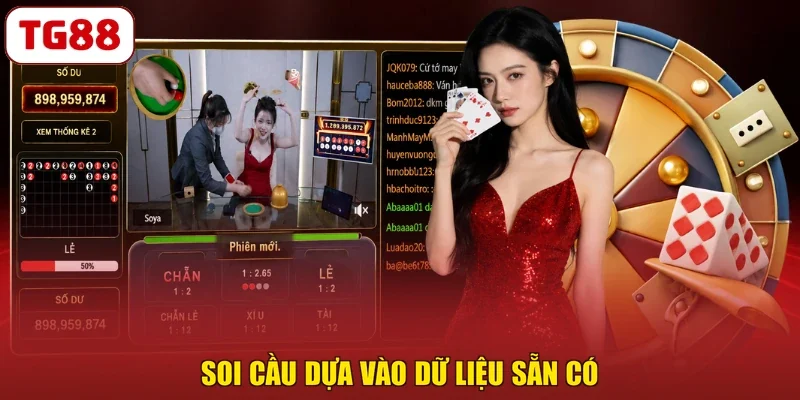 Soi cầu dựa vào dữ liệu sẵn có
